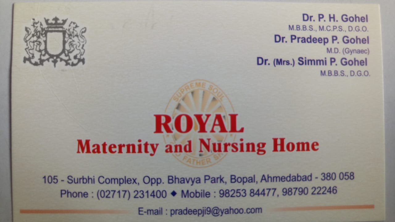 Royal Maternity And Nursing Home Bopal Ahmedabad